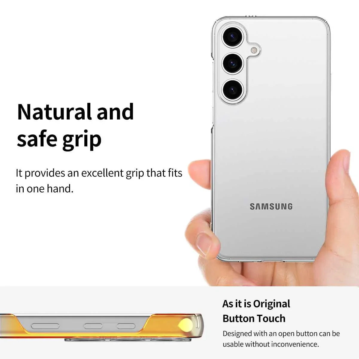 Galaxy S24 Araree Nukin Case - Clear Galaxy S24 Araree Nukin Case - Clear